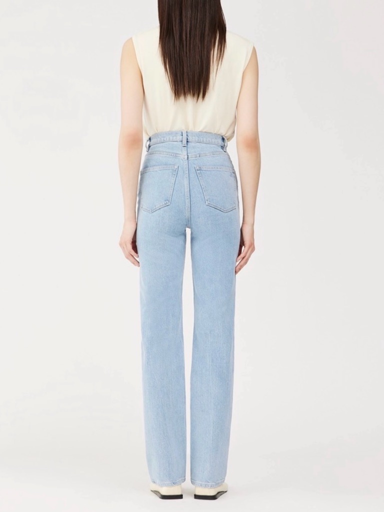 Ella Light Blue High-Rise Straight Leg Jeans Nwot Dl1961 26